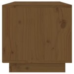 vidaXL Meuble TV Marron miel 60x35x35 cm Bois de pin massif