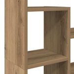 vidaXL Bibliothèque chêne artisanal 72x20x120 5 cm bois d'ingénierie