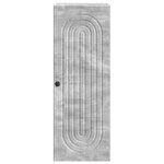 vidaXL Armoire Murale Gris béton 33 x 34 5 x 90 cm Bois d'ingénierie