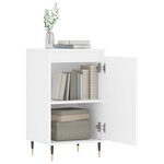vidaXL Buffet blanc 40x35x70 cm bois d’ingénierie