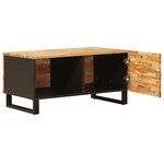 vidaXL Table basse Marron 80 x 50 x 40 cm Bois de mangue massif