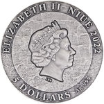 Pièce de monnaie en Argent 5 Dollars g 62.2 (2 oz) Millésime 2022 HARRY POTTER AND THE PHILOSOPHERS STONE
