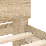 vidaXL Cadre de lit sans matelas chêne sonoma 160x200 cm