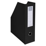 Porte-revues Pp - Dos 100mm - Livrés À Plat - 23x31cm - Noir - X 10 - Exacompta