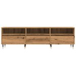 vidaXL Meuble TV chêne artisanal 150x30x44 5 cm bois d'ingénierie