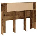 vidaXL Armoire de tête de lit vieux bois 140x18 5x102 5 cm