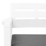 Salon de jardin meuble d'extérieur ensemble de mobilier 3 pièces plastique blanc 02_0016062