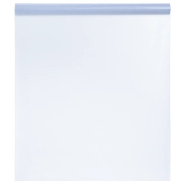 vidaXL Film de fenêtre statique dépoli gris 90x2000 cm PVC