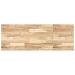 vidaXL Étagère de vasque murale acier et bois massif d'acacia