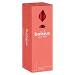 Bolsius bougies de table shine 16 pièces 27 cm rouge velours