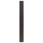 vidaXL Tapis rectangulaire marron foncé 70x200 cm bambou