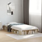vidaXL Cadre de lit sans matelas chêne sonoma 90x200 cm