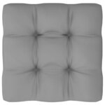 vidaXL Pouf palette de jardin Bois de pin imprégné de gris