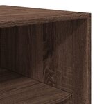 vidaXL Garde-robe chêne marron 50x50x200 cm bois d'ingénierie