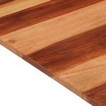 vidaXL Dessus de table Bois solide 15-16 mm 60x70 cm