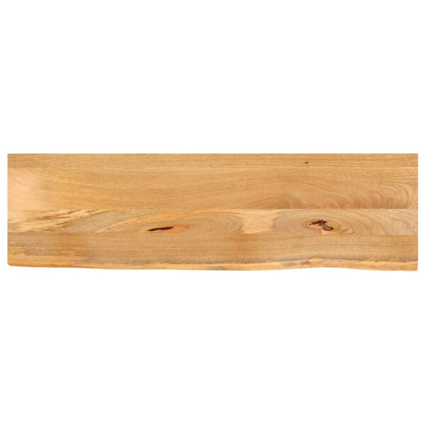 vidaXL Dessus de table à bord vivant 100x20x3 8cm bois massif manguier