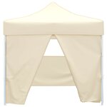 vidaXL Tente de fête 291 x 291 x 315 cm Crème Tissu Oxford