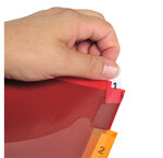 Intercalaires Pp Transparent Couleurs Avec Porte Étiquette A4 8 Positions - Couleurs Assorties - X 10 - Exacompta