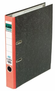 classeur rado papier marbré,largeur de dos: 50 mm Rouge ELBA