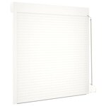 vidaXL Volet roulant aluminium 130x140 cm blanc