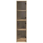 vidaXL Haut Armoire Chêne artisanal 35 x 37 x 142 cm Bois d'ingénierie