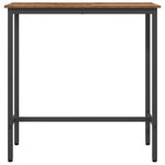 vidaXL table Bois ancien 100 x 40 x 100 5 cm