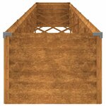 vidaXL Jardinière surélevée 482 x 50 x 36 cm Acier Corten