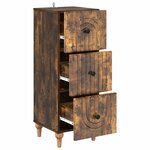 vidaXL Armoire à tiroirs 33 x 34 5 x 90 cm Bois d'ingénierie