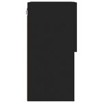 vidaXL Meubles TV avec lumières LED 2 Pièces noir 40 5x30x60 cm