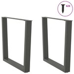 vidaXL Table à manger avec bord naturel 240x100x74cm bois massif chêne
