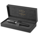 PARKER Sonnet Stylo roller noir mat  Recharge noire pointe fine  Coffret cadeau