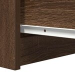 vidaXL Buffet chêne marron 37 5x35x76 cm bois d'ingénierie