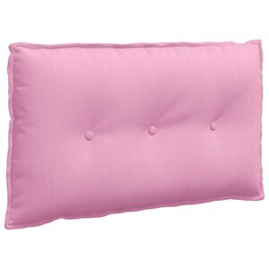 vidaXL Coussin de Dos Rose 80 x 19 x 50 cm tissu