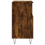 vidaXL Buffet Chêne fumé 60x35x70 cm Bois d'ingénierie