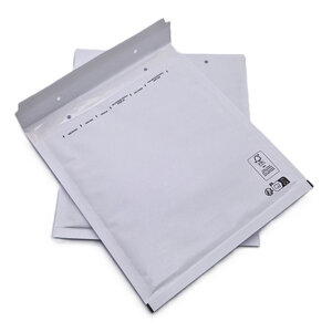 Lot de 10 pochettes ( enveloppes ) à bulles e/5 : 210 x 265 mm en kraft blanc