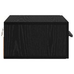 vidaXL Cabinet de chevet Chêne noir 35 x 35 x 20 cm Bois d'ingénierie