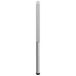 vidaXL Cadres d'établi réglables 2 Pièces Métal 85x(69-95 5) cm Gris