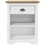 vidaXL Table de chevet BODO marron 53x38 5x67 cm bois de pin massif