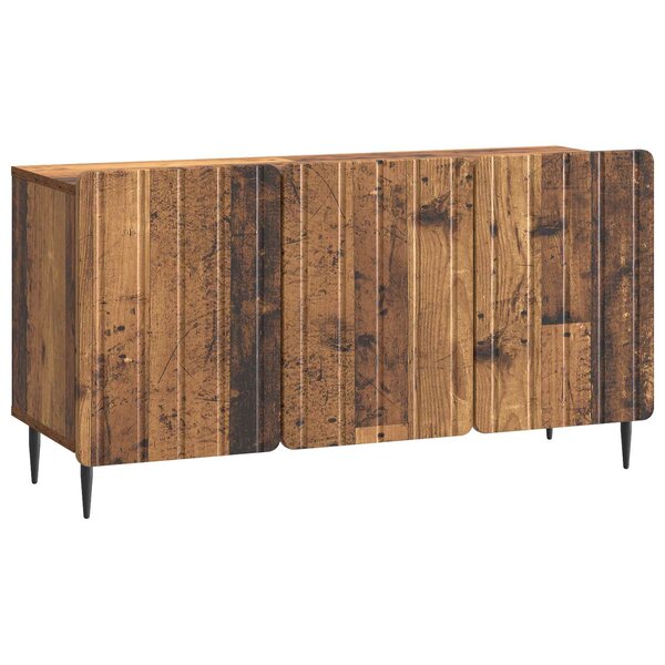 vidaXL Meuble TV 99 x 34 5 x 52 cm Bois ancien Bois d'ingénierie
