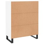 vidaXL Buffet blanc 69 5x34x90 cm bois d'ingénierie