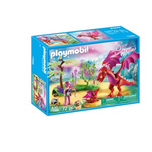 PLAYMOBIL 71586 - Fairies La maman dragon et son bébé