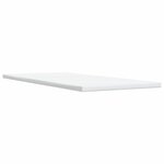 vidaXL Sommier à lattes de lit avec matelas bleu 90x200 cm velours