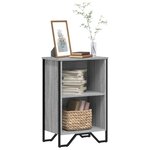 vidaXL Bibliothèque sonoma gris 50x31x74 5 cm bois d'ingénierie