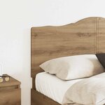 vidaXL Tête de lit Chêne artisanal 135 cm Bois d'ingénierie
