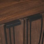 vidaXL Ensemble de mobilier de salle de bain avec tiroir 3 Pièces Marron