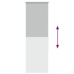 vidaXL Store enrouleur occultant largeur du tissu 40 7 cm polyester