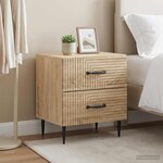 vidaXL Cabinet de chevet 2 pièces Chêne Sonoma 43 x 34 5 x 47 5 cm