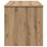 vidaXL Table basse chêne artisanal 102 x 50 x 52.5 cm
