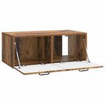 vidaXL Meuble TV mural Bois ancien 78 5 x 41 x 30 cm Bois d'ingénierie