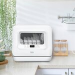 Mini lave vaisselle compact washclean blanc abs 3 couverts